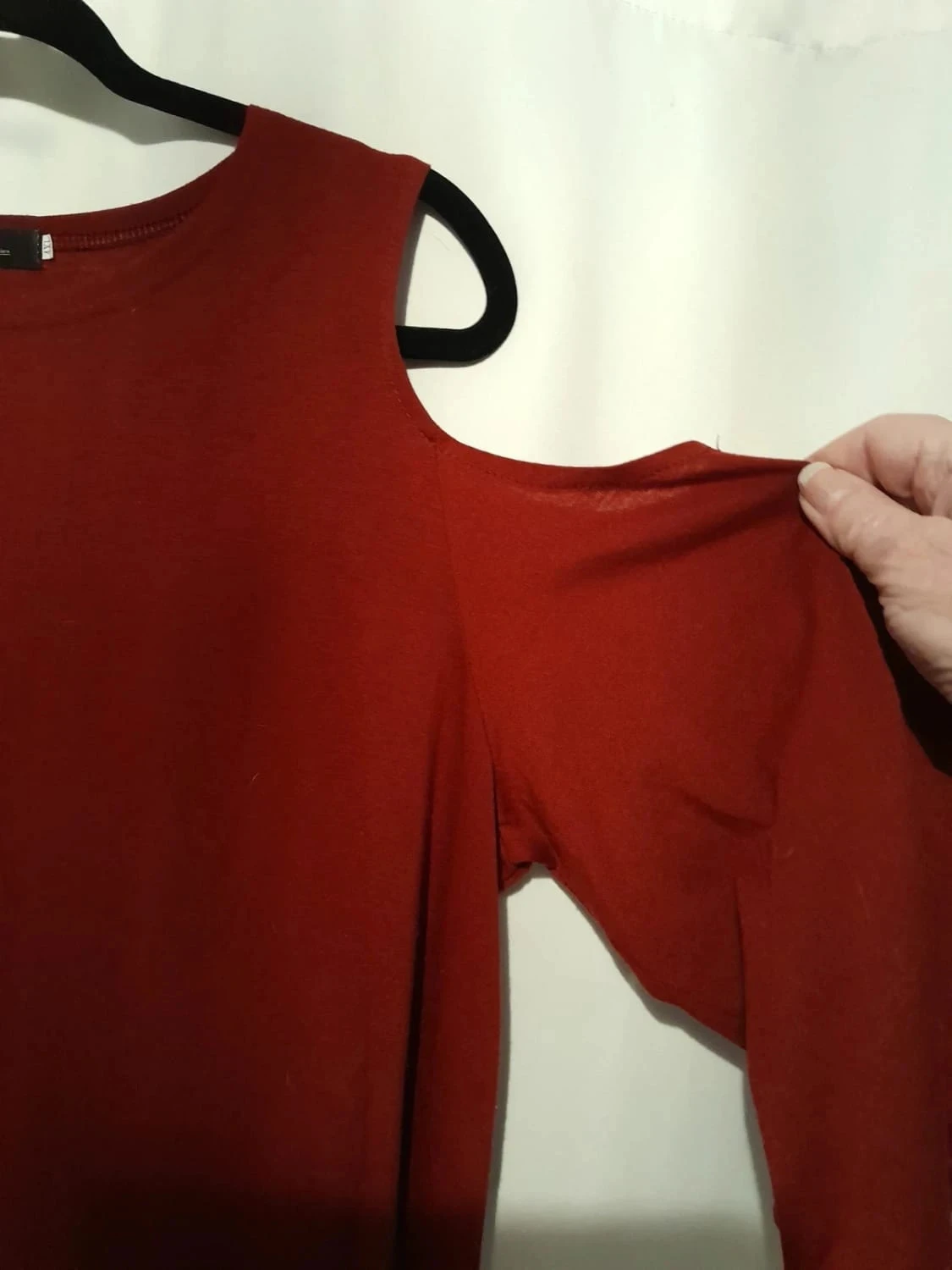 Blouse femme, Taille 4XL, Marque Zanzea, couleur Rouge/Bordeau – photo 2